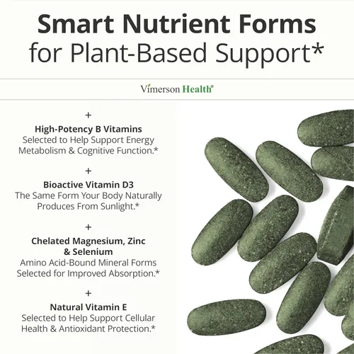 Miniatura 5 de Multivitamínico vegano para mujeres y hombres, multivitaminas esenciales y multiminerales, 90 tabletas con vitamina B12, A, D, C, zinc, magnesio