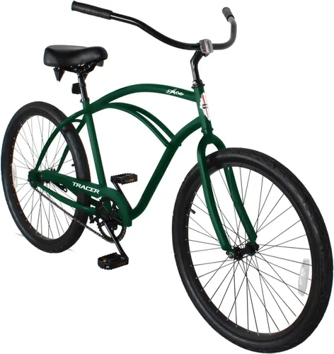 Miniatura 18 de Tracer ACE - Bicicleta crucero de playa de una sola velocidad de 26 pulgadas con freno de posavasos para hombres y mujeres, varios
