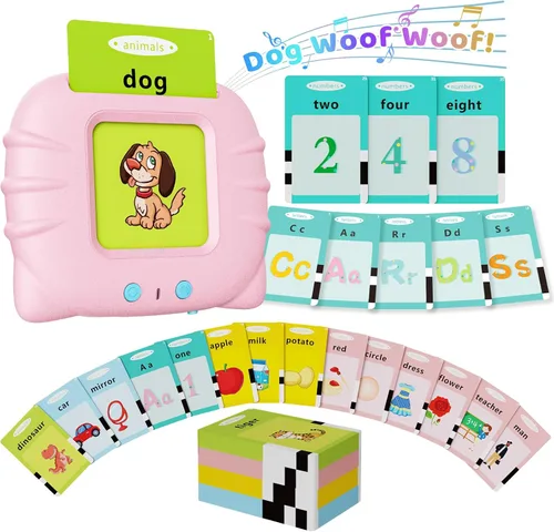 Miniatura 14 de Aullsaty Tarjetas didácticas parlantes para niños de 1 a 5 años, 536 palabras visuales mejoradas con 6 canciones, juguetes sensoriales Montessori