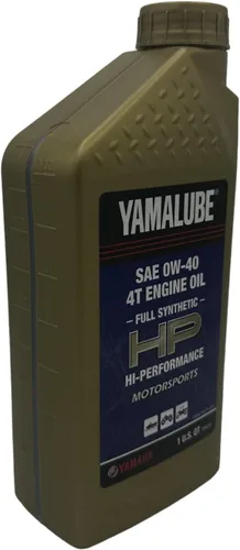Miniatura 6 de Cyclemax Paquete de dos para Yamaha Yamalube motor sintético completo de 4 tiempos 0W-40 aceite LUB-00W40-FS-12 contiene dos cuartos y un embudo