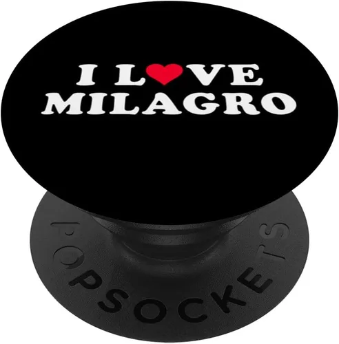 Miniatura 6 de I Love Milagro Matching Girlfriend & Boyfriend Milagro Name PopSockets MagSafe PopGrip for iPhone