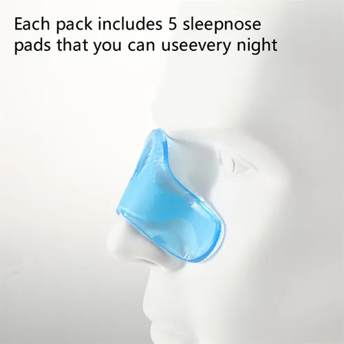 Miniatura 7 de CPAP - Paquete de 5 almohadillas universales para la nariz, almohadillas de gel nasal, lavables, protectores de nariz Cpap aptos para la mayoría