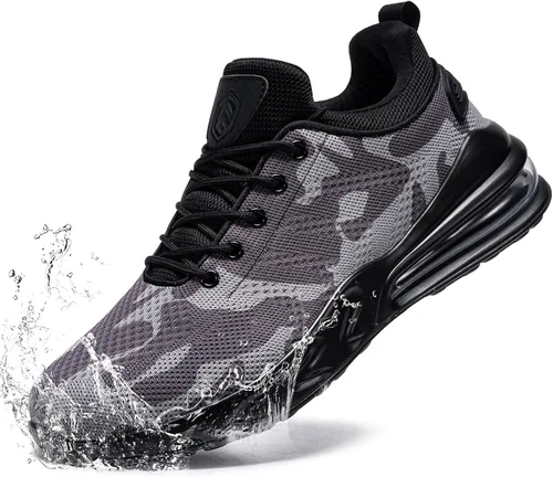 Miniatura 12 de LARNMERN Zapatillas de trabajo antideslizantes para hombre, resistentes al agua, para servicio de alimentos, zapatos trabajo antideslizantes