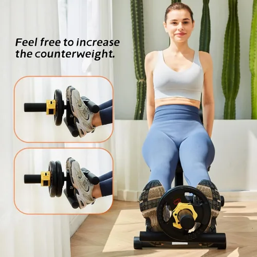 Miniatura 6 de Tibialis Trainer Tib Bar Raise Machine Equipo de ejercicio Entrenamiento de fuerza Rasgando músculos de la parte inferior de las piernas Amarillo