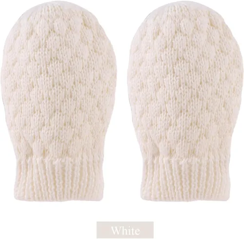 Miniatura 66 de Guantes de punto para bebés, niños y niñas, guantes de invierno para recién nacidos, guantes de 0 a 3 años