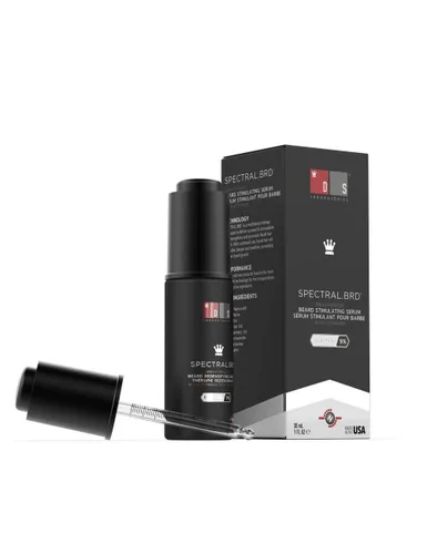 Miniatura 2 de DS Labs Spectral.BRD - Suero acondicionador para barba, 30 mL, soporta cabello facial más grueso, más completo, con nanoxidil, biotina, niacinamida