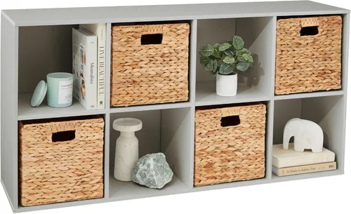 Miniatura 13 de Best Choice Products Organizador de almacenamiento de 6 cubos, abertura de estante de 13.5 pulgadas, estantería, librero, estante de exhibición