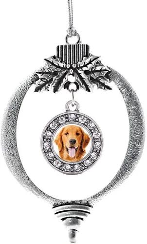 Miniatura 114 de Inspired Silver - Twin One - Adorno festivo de Navidad de plata - Adorno festivo de árbol de Navidad con dije de círculo y circonita cúbica