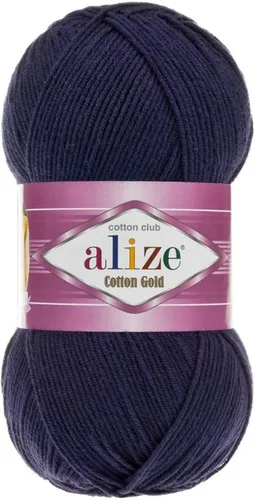 Miniatura 25 de 55% algodón 45% acrílico Alize Cotton Gold Yarn 1 madeja/bola 3.53 oz 360 yardas (1-crema)