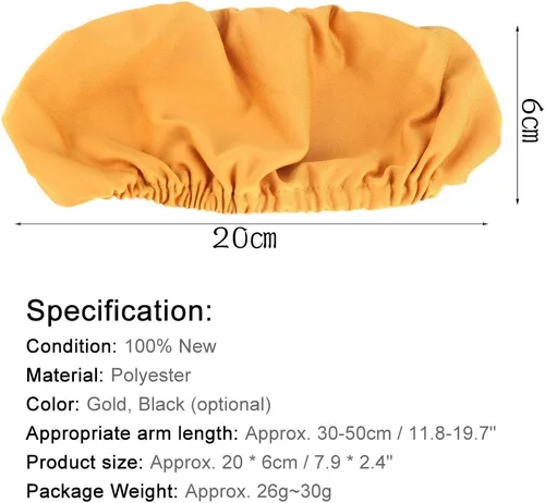 Miniatura 2 de Fdit 1 par de fundas elásticas extraíbles para reposabrazos de silla, protector universal para sillón de oficina con fundas de poliéster elásticas