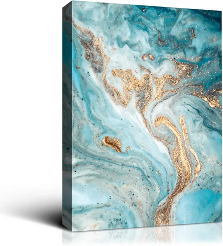 Miniatura 28 de Denzoer - Lienzo decorativo para pared, pintura abstracta, decoración de pared, pintura contemporánea con envoltura de galería, ilustraciones
