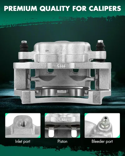 Miniatura 5 de SCITOO - Rear Right Disc Brake Caliper Assembly w/Bracket For Ford Model - For E-150,For E-250,For E-250 Econoline,For E-350 Club Wagon,For E-350
