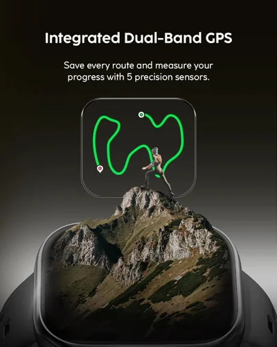 Miniatura 4 de Reloj inteligente Cubitt VIVA Pro 2, pantalla AMOLED HD de 1.85”, GPS incorporado, mapas sin conexión, barómetro, brújula, VITA AI, entrenador AI