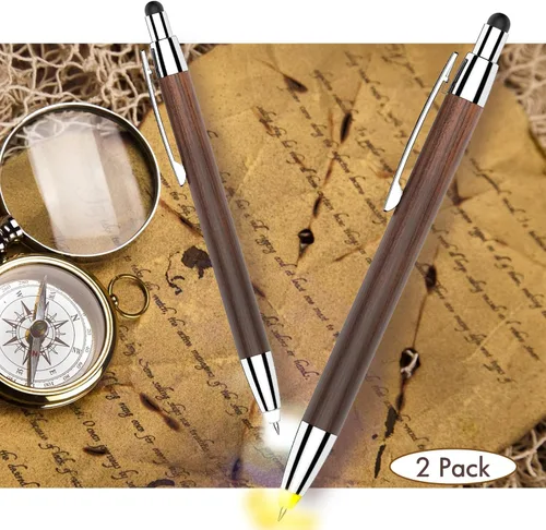 Miniatura 6 de Regalos para mamá, Penyeah 3 en 1 bolígrafo de punta iluminada con lápiz capacitivo, bolígrafos iluminados para escribir en diario en la oscuridad