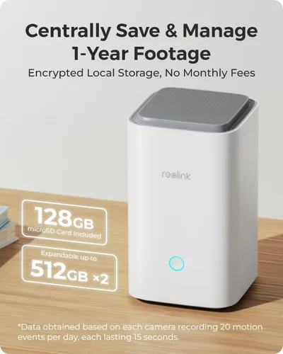 Miniatura 4 de REOLINK Cámaras de seguridad 4K Sistema inalámbrico para exteriores, almacenamiento local cifrado de 1 año, visión nocturna a color, Wi-Fi