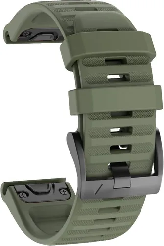 ISABAKE Correa de reloj para Garmin Fenix 7X/Fenix 6X/Fenix 5X, 1.024 in QuickFit Pulsera de silicona para Fenix 8 2.008 in/Enduro 2/3