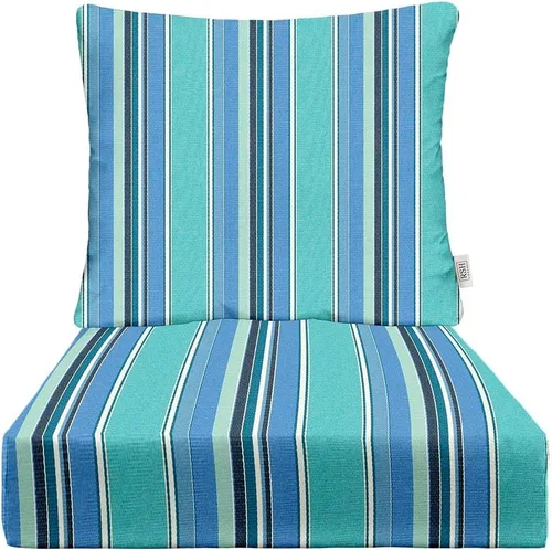 Miniatura 53 de RSH DECOR: Sunbrella - Cojín de asiento profundo con respaldo de almohada, asiento de 23 x 24 x 5 pulgadas, tela de rendimiento resistente al agua