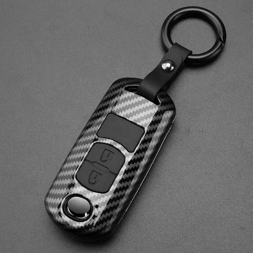 SANRILY 1 funda de llavero ABS para Mazda CX-5 CX-3 2017 3 6 CX-7 CX-9 MX-5 Miata para Scion IA para Fiat 124 Spider para Toyota Yaris IA llavero