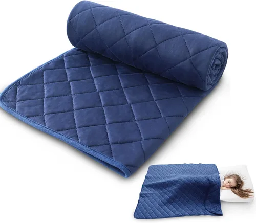 Miniatura 7 de Biloban Edredón para niños pequeños y manta para cuna, súper suave acolchado y ligero, edredón alternativo de plumón, 30 x 40 pulgadas, color gris