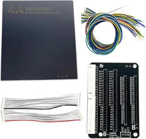Miniatura 7 de Ecualizador activo 4A 1mv Precision 8S 10S 14S 16S 20S 22S 24S 24V 48V Li-on Lifepo4 LTO batería de litio condensador balanceador con adaptador