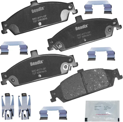 Miniatura 164 de Pastillas de freno delanteras cerámicas Bendix Priority1 CFC2302 para Hyundai Elantra 2021, Sonata 2022-2020, Kia K5 2023-2021