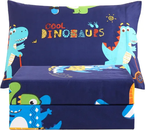 Miniatura 29 de JSD Juego de sábanas de dinosaurio para niños, tamaño individual, 3 piezas, sábanas de microfibra con estampado suave para niños y niñas, bolsillo