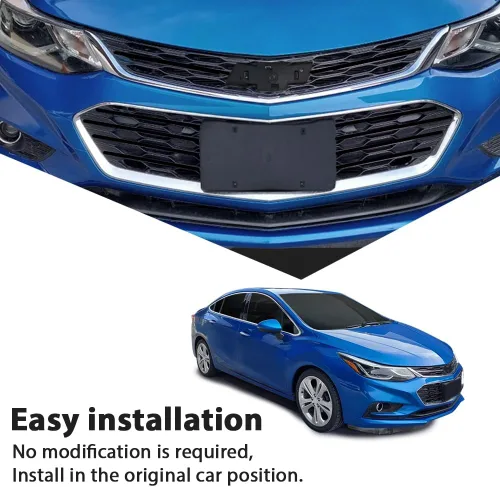 Miniatura 5 de PIT66 Rejilla de parachoques delantera inferior, compatible con Chevy Cruze 2016-2018, rejilla de repuesto de malla de nido de abeja de ABS