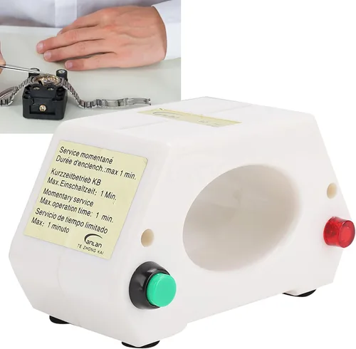 Miniatura 5 de Desmagnetizador, reloj de pulsera mecánico profesional desmagnetizador herramienta de reparación de reloj (estándar de EE. UU. 115 230 V)