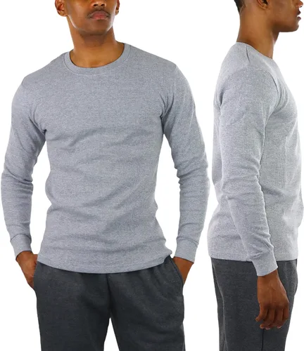 Miniatura 4 de ToBeInStyle - Camiseta térmica de manga larga, pesada o de peso medio, para hombre