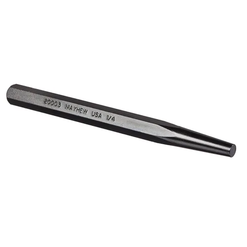 Miniatura 13 de Mayhew Tools 70003 Punzón sólido, 1/4", acabado de granallado