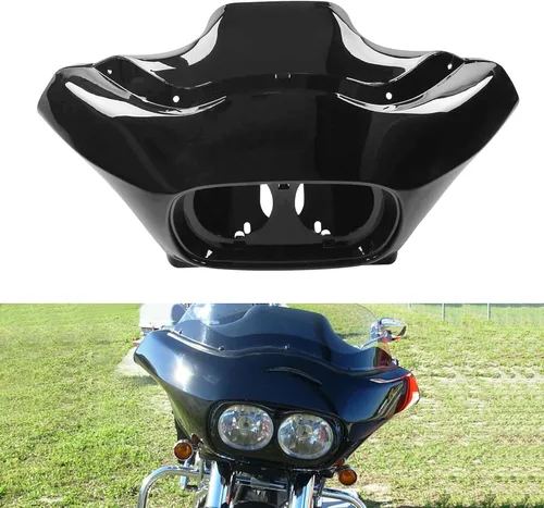 Miniatura 9 de Carenado delantero negro vivo interior y exterior para Harley Road Glide 1998-2013 Road Glide CVO 2009-2013 Custom FLTRX 2010-2013 Ultra FLTRU