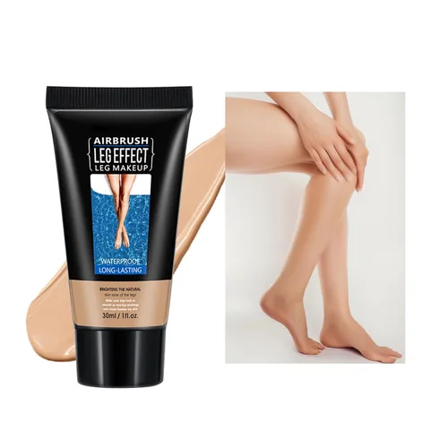 Miniatura 10 de Maquillaje de piernas impermeable sin transferencia, maquillaje para cubrir venas de piernas, loción de maquillaje corrector corporal de larga