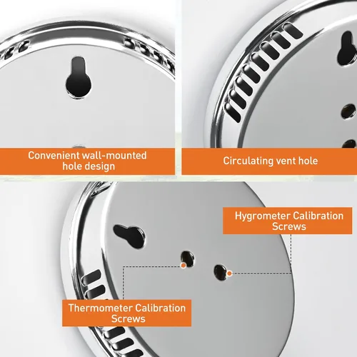Miniatura 7 de Termómetro de sauna Fahrenheit e higrómetro 2 en 1 – Medidor preciso de temperatura de humedad interior, accesorios de sauna, medidor