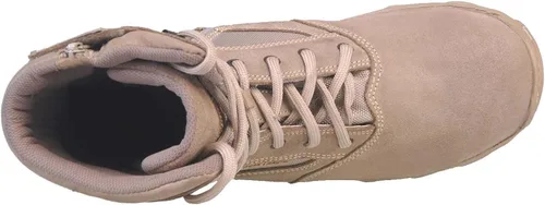 Miniatura 8 de WORKLAND 76201 - Botas tácticas militares para hombre botas de cuero completo del ejército botas de caza para hombre botas de trabajo de punta suave