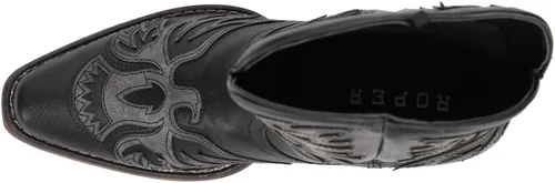 Miniatura 4 de ROPER Mujeres Amelia Snip Toe Western Cowboy Botas Tobillo Tacón Bajo 1-2" - Marrón