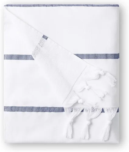 Miniatura 17 de Laguna Beach Textile Co. Toalla de playa suave turca, color azul azul, 10.16 oz/m²