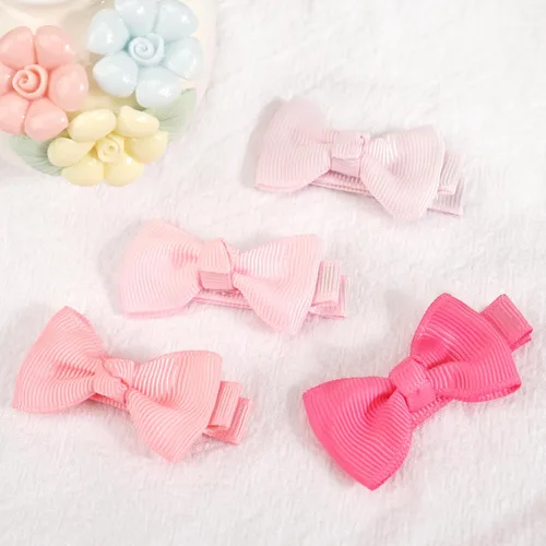 Miniatura 4 de CÉLLOT Pinzas para el pelo para bebés y niñas, 25 unidades, totalmente forradas, lazos para el pelo de 2 pulgadas, pinzas de cocodrilo para bebés