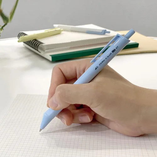 Miniatura 6 de Bolígrafo estándar, 0.020 in, tinta de 3 colores (negro, azul, rojo), cuerpo blanco, 6 bolígrafos por paquete