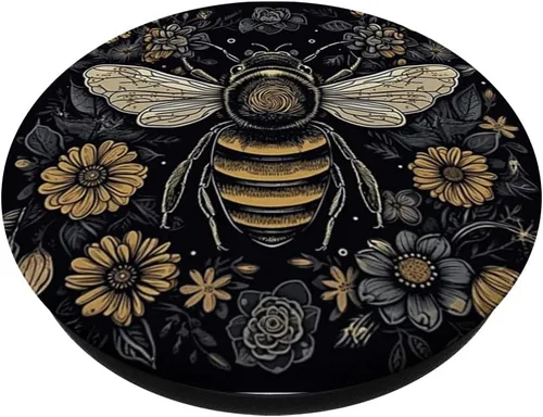 Miniatura 2 de PopSockets PopGrip intercambiables con diseño de abejorros y abejorros de abeja