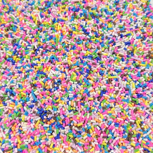 Miniatura 2 de Gránulos falsos de resina de 3.53 a 0.158 onzas, chispas de caramelo falso, gránulos de arcilla de polímero, rebanadas de arcilla polimérica