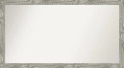 Miniatura 537 de Amanti Art Espejo personalizado, espejo de baño gris plomo a rayas, espejo de pared o espejo de tocador de baño sobre el fregadero