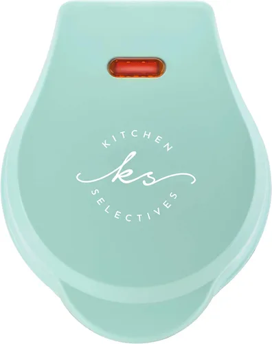Miniatura 5 de Kitchen Selectives Mini waflera de Select Brands - Plancha clásica para gofres para gofres tradicionales, salados o de postre, cuenta