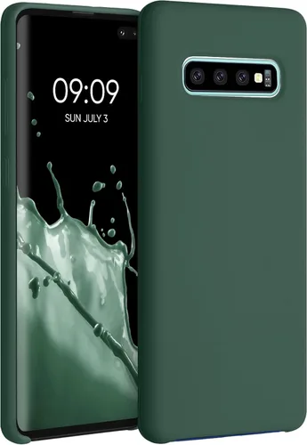 Miniatura 166 de kwmobile Funda compatible con Samsung Galaxy S22 - Funda de silicona TPU con acabado suave - Blue Reef