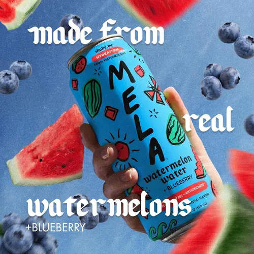 Miniatura 5 de Mela Water Agua de melón - Jugo de sandía, jugo de fruta 100% natural con vitamina C, electrolitos, antioxidantes, alternativa al agua de coco, sin