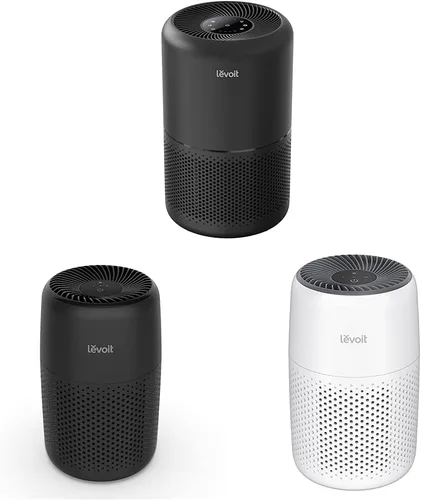LEVOIT Purificador de aire, negro y purificadores de aire para dormitorio y hogar, color negro y purificadores de aire para dormitorio y hogar,