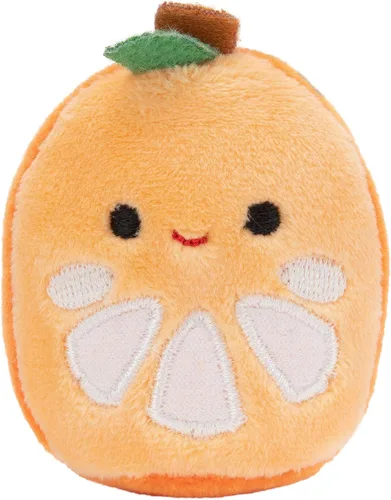 Miniatura 6 de Squishville de Squishmallows Mini Plush Fruit Squad, seis peluches suaves de 2 pulgadas, frutas irresistiblemente coloridas, mini melocotón, piña