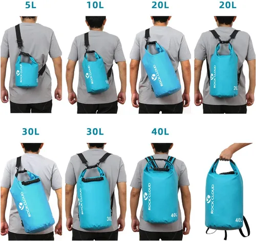 Miniatura 3 de Rock Cloud - Bolsa seca impermeable de 7.93 galones, para kayak, rafting, navegación, playa, surf, natación, canoa, campamento, senderismo, pesca