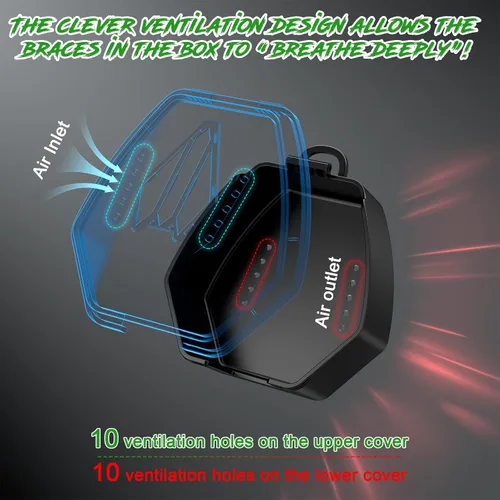 Miniatura 5 de ARGOMAX Funda protectora de labios deportiva con clip, almacenamiento especializado de protectores bucales con protección labial. Compatible