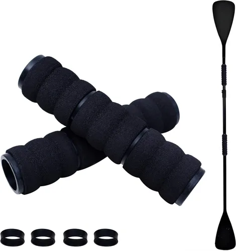Miniatura 7 de Paquete de 2 empuñaduras para kayak, agarre antideslizante para remos desmontables, accesorios de kayak para prevención de ampollas