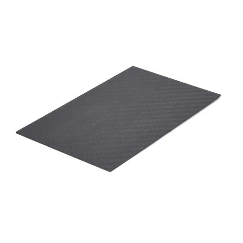 Hoja de placa de fibra de carbono 3K 125MM X 75MM X 1MM Tablero de fibra de carbono puro para RC Drone Quadcopter RC Car DIY